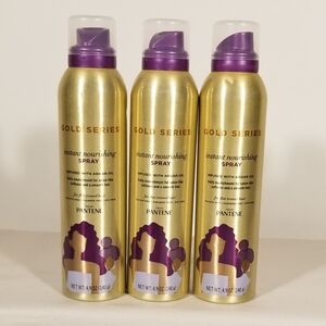 Pantene Gold Series Instant Nourishing Spray DISCONTINUED Set of 3 4.9oz